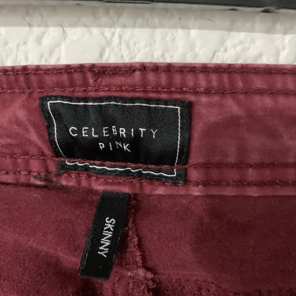 Maroon Skinny Jeans - Picture 4 of 5